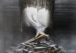 S V Mitchell artist 68.CLEAN EXIT ©
